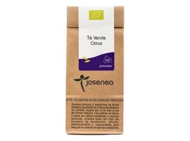Josenea Te Verde Citrus 10 Piramides Bio