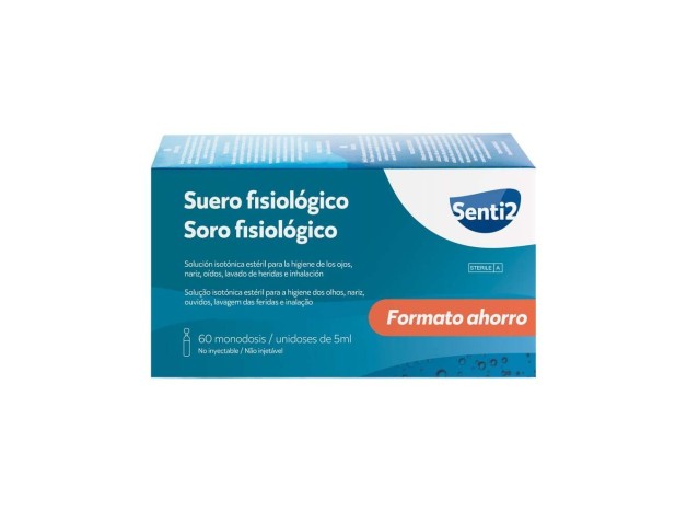 Senti2 Suero Fisiológico 60 Monodosis 5Ml