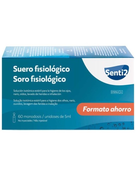 Senti2 Suero Fisiológico 60 Monodosis 5Ml