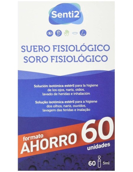 Senti2 Suero Fisiológico 60 Monodosis 5Ml