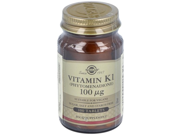 Vitamina K Natural 100Mcg. 100Comp.