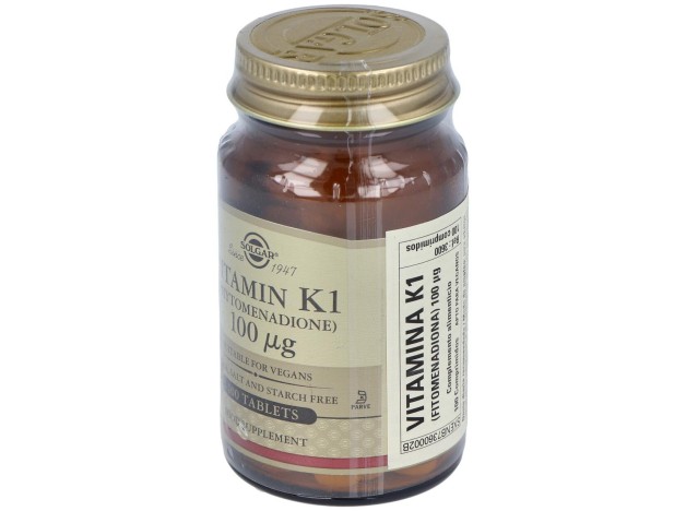 Vitamina K Natural 100Mcg. 100Comp.