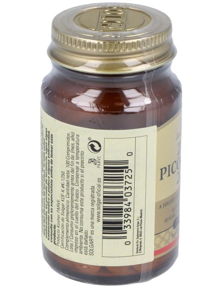 Solgar Picolinato De Zinc 22Mg 100Comp