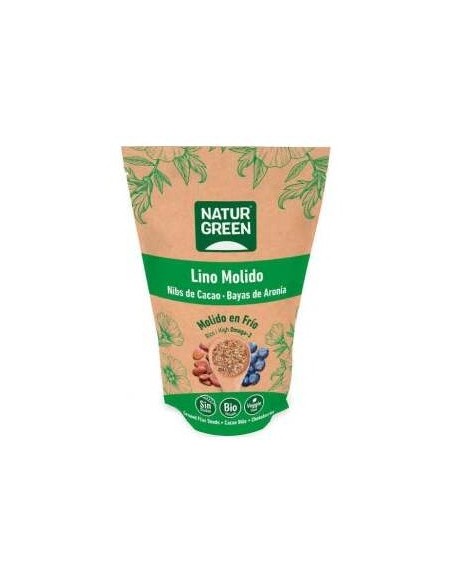 Naturgreen Semillas De Lino_ Nibs De Cacao Y Aronia Bio 225 G