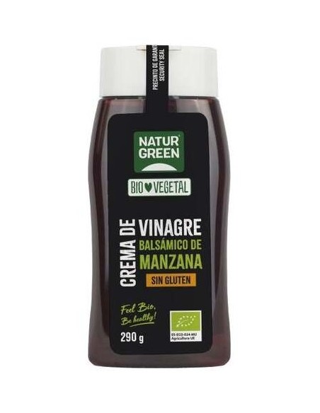 Naturgreen Crema De Vinagre Balsámico Manzana Sin Gluten 290G