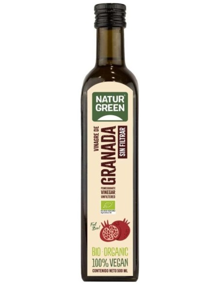 Naturgreen Vinagre De Granada Sin Filtrar Bio 500Ml