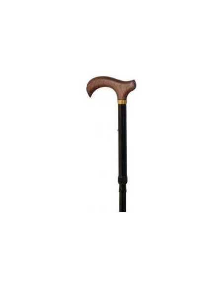 Manuel García Muletilla Plegable Negra Puño Madera, 1 Unidad