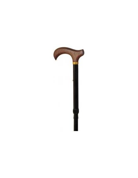Manuel García Muletilla Plegable Negra Puño Madera, 1 Unidad