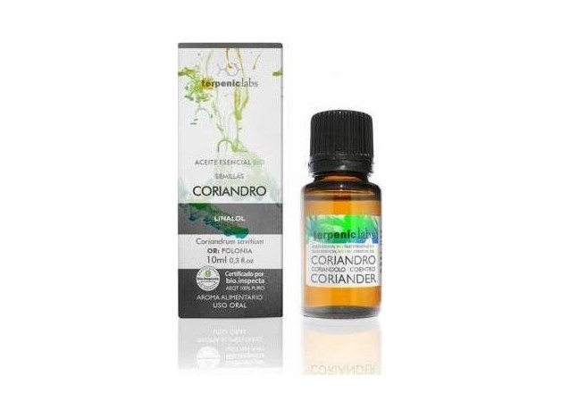 Coriandro Aceite Esencial Alimentario Bio 10Ml.