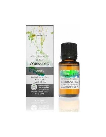 Coriandro Aceite Esencial Alimentario Bio 10Ml.