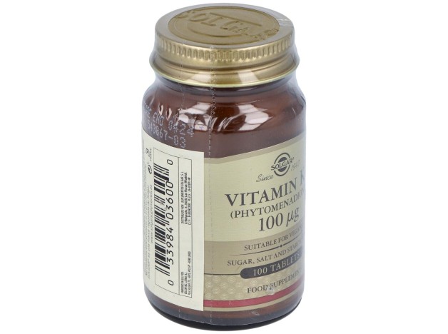 Vitamina K Natural 100Mcg. 100Comp.