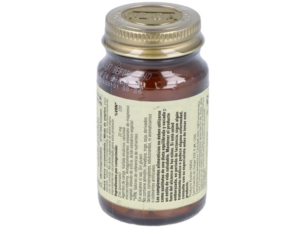 Solgar Picolinato De Zinc 22Mg 100Comp