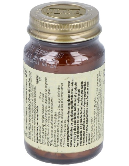 Solgar Picolinato De Zinc 22Mg 100Comp