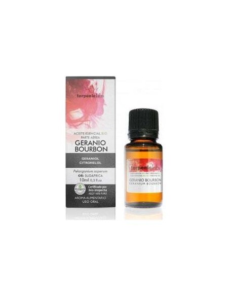 Geranio Bourbon Aceite Esencial Bio 10Ml.