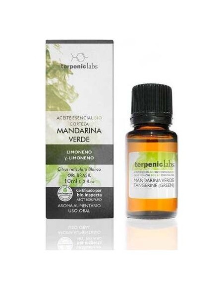 Mandarina Verde Aceite Esencial Bio 10Ml.