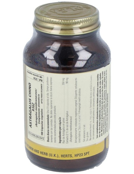 Solgar Astragalus Chino (Astragalus Membra.) 100Cap