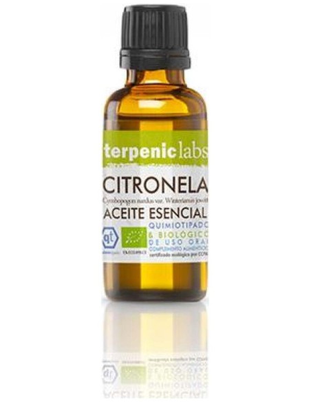 Citronela Aceite Esencial Bio 30Ml.