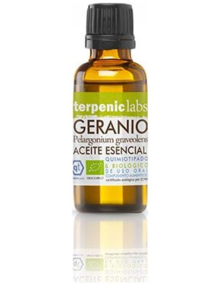 Geranio Aceite Esencial Bio 30Ml.