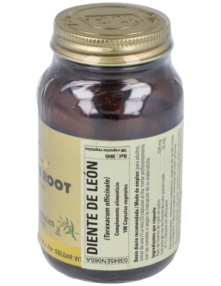 Diente Leon (Dandelion) 520Mg. Fp 100Cap.
