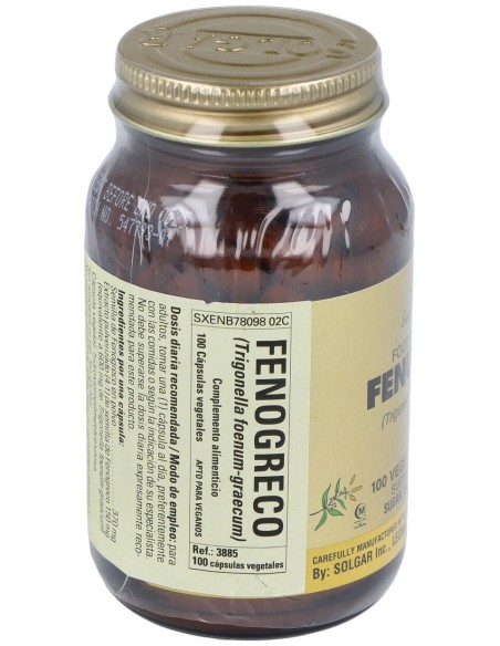 Fenogreco (Trigonella Foenum Gr.) 520Mg Fp 100Veg