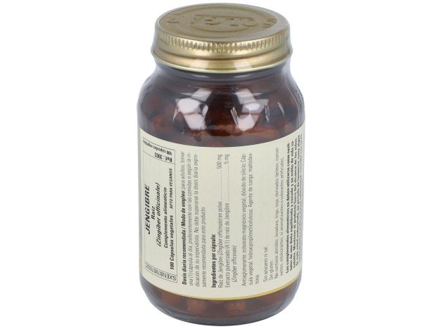 Jengibre (Zingiber Officinali.) 520Mg. Fp 100Cap.