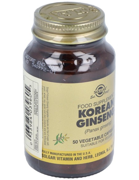 Ginseng Coreano (Panax Ginseng) 50Veg.