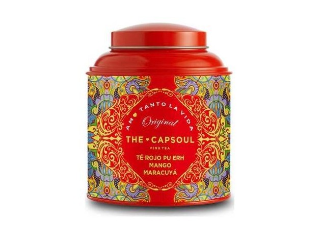 The Capsoul Té Rojo Pu Erh Mango Maracuyá 100G