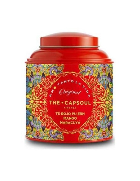 The Capsoul Té Rojo Pu Erh Mango Maracuyá 100G