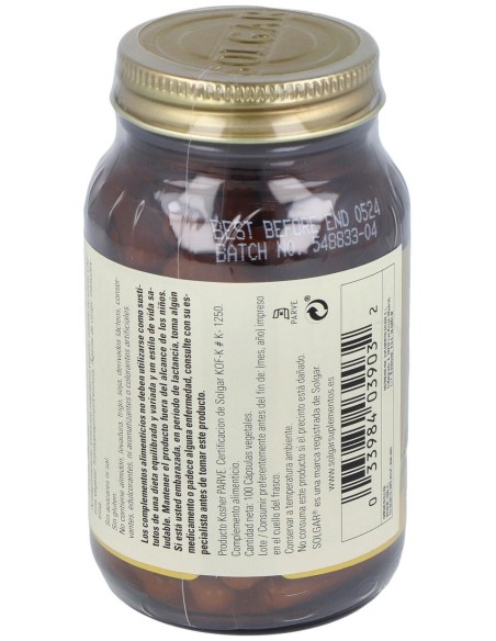 Jengibre (Zingiber Officinali.) 520Mg. Fp 100Cap.