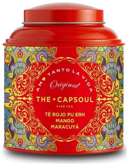 The Capsoul Té Rojo Pu Erh Mango Maracuyá 100G