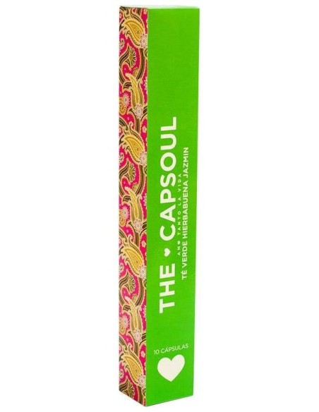 Cápsulas Té Verde, Hierbabuena %26 Jazmín Cápsulas Compatibles Nespresso® 10 U