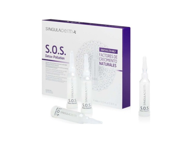 Singuladerm S.O.S Detox-Pollution 4 Viales X...