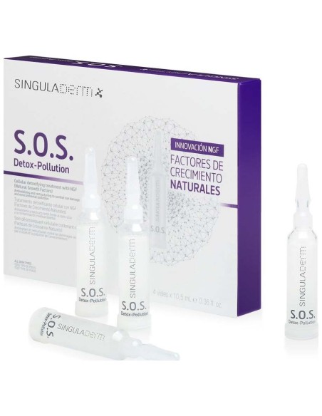 Singuladerm S.O.S Detox-Pollution 4 Viales X 10_5Ml