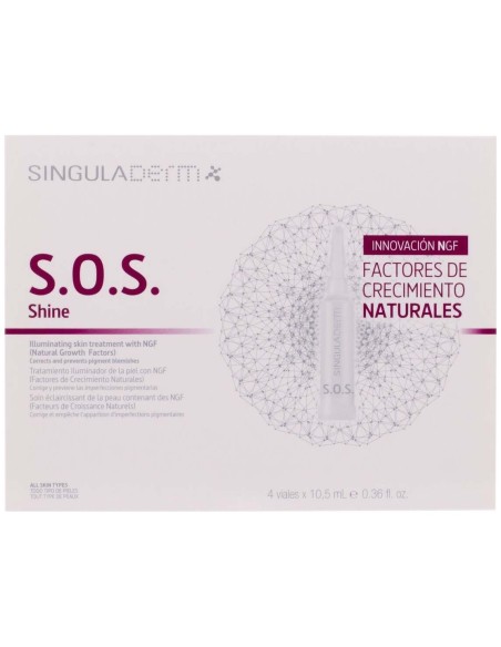 Singuladerm S.O.S Shine 4 Viales X 10,5 Ml