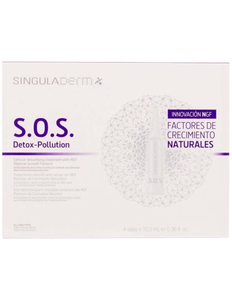 Singuladerm S.O.S Detox-Pollution 4 Viales X 10_5Ml