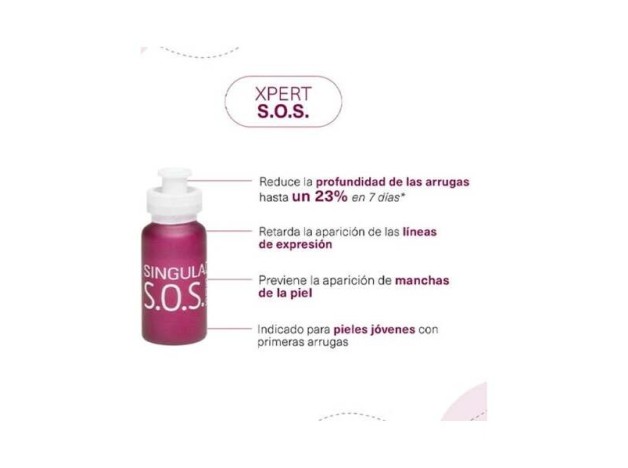 Singuladerm Xpert S.O.S., 4 Viales X 10 Ml