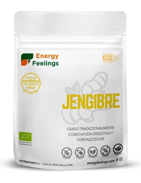 Energy Feelings Jengibre Polvo Eco Vegan Sin Gluten 200G