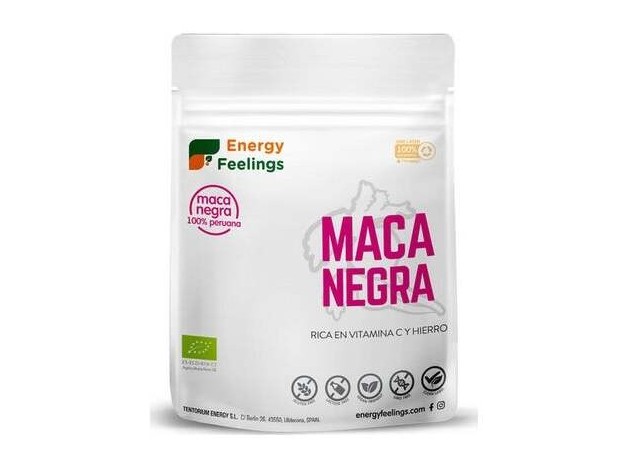 Energy Feelings Maca Negra Polvo Eco Vegan Sin...