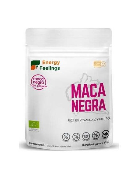 Energy Feelings Maca Negra Polvo Eco Vegan Sin Gluten 200G