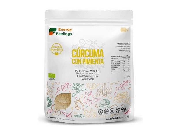 Energy Feelings Curcuma Con Pimienta Polvo Eco...