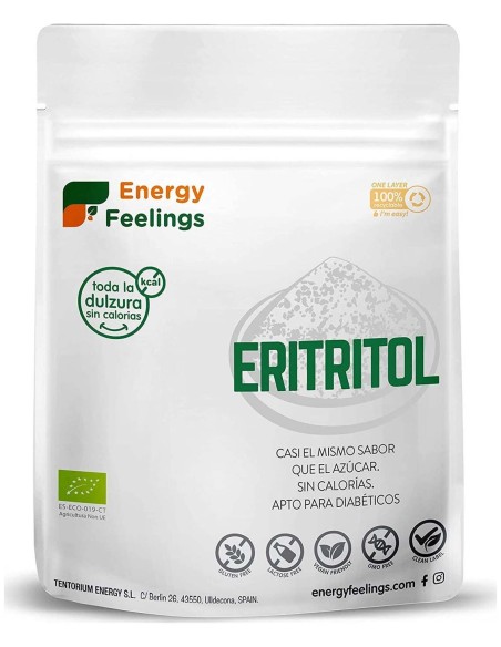 Energy Feelings Eritritol Polvo Eco Vegan Sin Gluten 200G