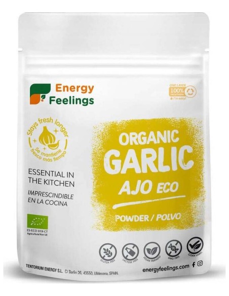 Energy Feelings Ajo Polvo Eco Vegan Sin Gluten 200G