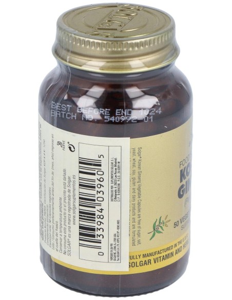 Ginseng Coreano (Panax Ginseng) 50Veg.