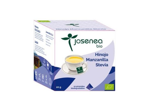 Hinojo-Manzanilla-Stevia 10Piramides Ensobrada Bio