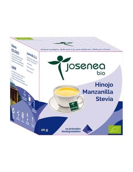 Hinojo-Manzanilla-Stevia 10Piramides Ensobrada Bio