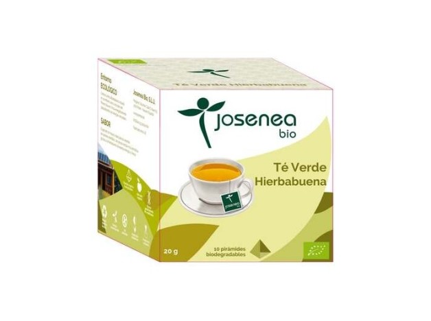 Josenea Té Verde Hierbabuena Bio 10 Pirámides...