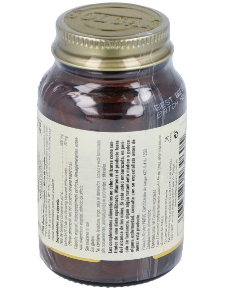 Ginseng Coreano (Panax Ginseng) 50Veg.