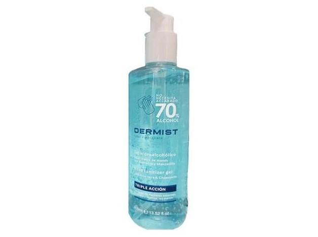 Dermist Gel Hidroalcoholico 70 400Ml C/Dosificar
