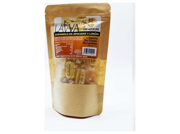 Lavva Caramelos Jengibre Y Limon Con Stevia 100G