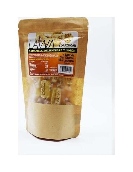 Lavva Caramelos Jengibre Y Limon Con Stevia 100G
